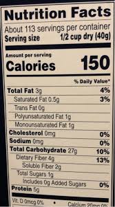 Each spoke on the protein quality graph represents one of the nine essential amino acids, and the graph shows how close the protein in your diet is to the optimal. Old Fashioned Oatmeal Quaker 5lb