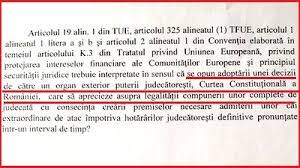 (1)(termenul se împlineşte la 4 dec. Atentat La Ordinea Constitutionala Iccj Refuza Sa Respecte Deciziile Ccr Incalcand Constitutia Si Legea 303 2004 Care Pedepseste Nerespectarea Deciziilor Ccr Iccj Cere Voie Cjue Sa Nu Respecte Deciziile Ccr Pe Completele