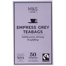 M S Fairtrade Empress Grey Tea Bags Ocado