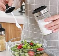 Multifunctional clear round 8oz glass spice jar with spoon ...