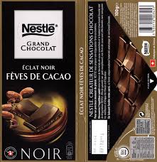 Tablette De Chocolat Noir Gourmand Nestle Grand Chocolat Eclat Noir Feves De Cacao 2 Cocoa Miniture Things Chocolate