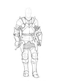 How To Draw A Knight Step By Step Tutorial Armor Drawing Knight Drawing Medieval Drawings