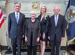 Share the best gifs now >>>. Federal Reserve Board Lael Brainard Sworn In As Member Of The Board Of Governors Of The Federal Reserve System Jerome H Powell Sworn In For Second Term And Stanley Fischer Sworn