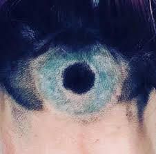 undercut evil eye design undercut hair designs evil eye design hair tattoos