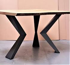 Geesatis furniture legs accessories 4 pcs foldable hairpin table legs heavy duty metal folding table legs for furniture home diy projects, with mounting screw, height 12 inch, black. Designer S Modern Unique Leg Etsy Modern Table Legs Round Dinning Table Metal Table Legs