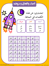 اسم فعل حرف wordsearch learning arabic arabic alphabet for kids arabic lessons