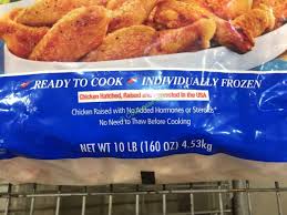 Frozen chicken wings in resealable plastic bag. Costco 382872 Kirkland Signature Chicken Wings Name Costcochaser