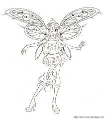 Es wird eine interessante reise in die unterwasserwelt. Ausmalbilder Fee Bild Winx Club Bloom Fee
