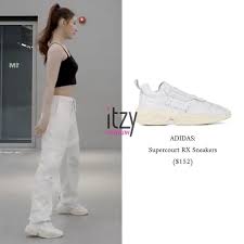 Itzy Fashion On Instagram Chaeryeong Dalla Dalla Dance Practice 2020 Ver Adidas Supercourt Rx Sneakers 152 Fashion Korean Girl Fashion Kpop Fashion