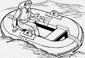 Menggambar Sekoci Rakit Perahu Sudut Mode Transportasi Png Pngegg