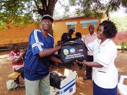 Community Initiatives Concern In Conjunction With Amref Health Africa Distributing Home Based Care Kits To Community Health Volunteer Kisumu Volunteer Health