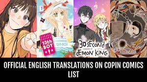Official English Translations on Copin Comics - by AnnaSartin | Anime-Planet