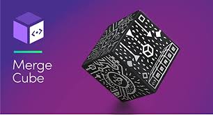In use with merge cube. Merge Cube And Vr Headset Bundle For Augmented Reality And Virtual Reality Stem Toy Learning And Educational Games