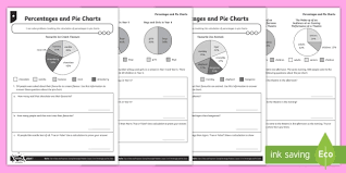 Change freely between related standard units [for example time solve problems involving direct and inverse proportion, including graphical and algebraic representations. Percentages And Pie Charts Differentiated Activity Sheets