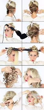 Put on a bejeweled headband and flaunt your flapper look like a queen! Great Gatsby Hair Tutorial Suavecito Hair Pomade Barber Products Gatsby Hair Flapper Hair 1920s Hair Short