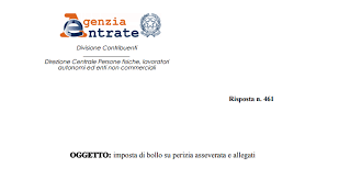 La perizia giurata, quindi, altro non è che una perizia redatta da un tecnico in ragione dell'incarico di un suo cliente rispetto alla quale, lo qual è il valore da attribuire ad una perizia giurata/asseverata? Rendicontazione Spese Imposta Di Bollo Su Perizia Asseverata E Allegati