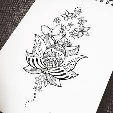 Loretes Diferents Helenalloretart Flordeloto Lotus Lotusflower Mandala Mandalas Zentangle Flower Drawing Design Flower Drawing Lotus Drawing