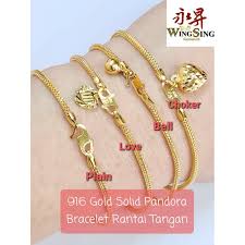 Posted by sayed yazid at 11:40 am no comments Wing Sing 916 Gold Solid Pdr Bracelet Gelang Emas Pandora Padu Budget Rantai Emas 916 Shopee Malaysia