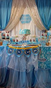 Take A Look At This Fantastic Frozen Birthday Party See More Party Ideas And Share Yours At Frozen Birthday Party Frozen Birthday Girls Birthday Party Themes