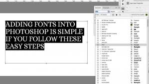 Cara menambahkan font di photoshop download fon dari internet. Cara Menambah Font Baru Ke Adobe Photoshop
