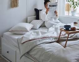 Hemnes White Day Bed With 3 Drawers 80x200 Cm Ikea Day Bed Frame Hemnes Day Bed Ikea Hemnes Daybed