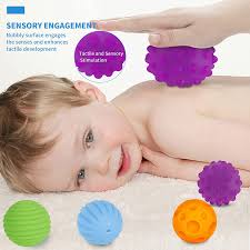 Anyone can do it, it is a wonderful way to bond with the baby and it doesn't take any special skills or certification to massage a a great time to do baby massage is after bath time. Buy Sensory Balls For Baby Massage Stress Relief Textured Multi Baby Balls Gift Sets Water Bath Toys 6 Spikey Sensory Squeeze Ball For Kids Toddlers 6 Pack Online In Guatemala B07srsjzsl