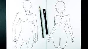 Poses, figures, bodies in anime and manga has always been and will still defy. How To Draw Anime Female Body Anatomy No Timelapse Anime Drawing Tutorial For Beginners Youtube