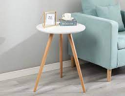4.5 out of 5 stars. Nesting Coffee Table Wood Sofa Side Table Small Round Tea Tables For Small Spaces Small Round Coffee Table White Side Tables Living Room Balcony Table Small Bedside Table Buy Online In Mongolia
