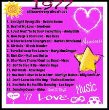 1977 Top Hits Memories Of Back In The Day Music Charts