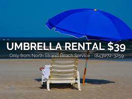 umbrella rental 39 a haiku deck beach equipment rental oreder from northstrandbeachservice com beach equipment myrtle beach vacation north myrtle beach