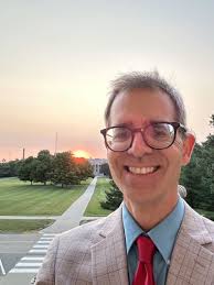 Beautiful sunrise over Curtiss Hall