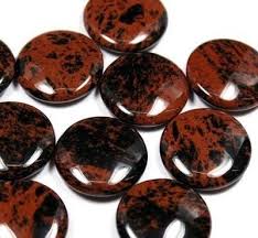 Coin Mahogany Obsidian Coins Mahogany Obsidian Healing Crystals Energy Crystals Reiki Crystals Crystals And Gemstones