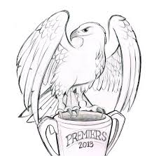 Promote creativity in class with our afl colouring pages combine sports and creativity in your classroom with our afl colouring pages.this collection of afl colouring pages feature a selection of different images all related to the australian football league. Portfolio Geeky Grub S Premiership Artwork Page 2 Bigfooty