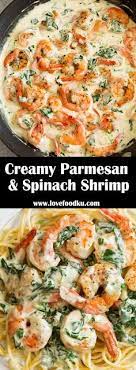 Creamy Parmesan And Spinach Shrimp Recipes Asiatische Rezepte Rezepte Gesunde Asiatische Rezepte