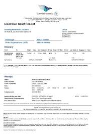 Pt Garuda Indonesia Persero Tbk Npwp 01 001 634 3 093 000 Jl Kebon Sirih No 44 Gambir Jakarta Pusat 10110 Ww Electronic Ticket Ticket Passenger Tickets