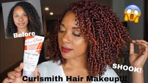 Defined Curly Hair w/ Curlsmith Hair Makeup Ruby!!! l Temporary Color