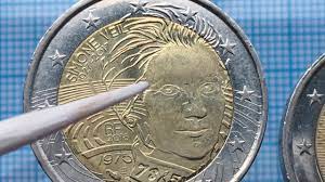 Pieces 2 euros simone veil. 2 Euro France Defect Commemorative Coin Simone Veil Youtube