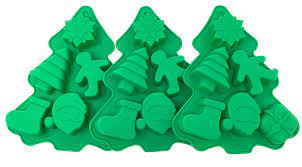 The ability to use in ovens and freezers with a variety of materials, whether it be cake batters, chocolates, sweets or soap making gives unsurpassed flexibility. 3 Christmas Silicone Baking Molds For Making Holiday Chocolate Candy Soap Candles Bath Bombs Fondant Cake Ice Cubes Walmart Com Walmart Com