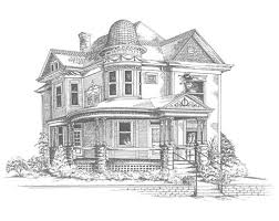 Big Houses To Color Google Search Colorful Pictures Color House Sketch