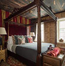 Hogsmeade at sunset, universal orlando resort: A Harry Potter Superfan Designed A Luxury Apartment That Will Make You Feel Like You Re At Hogwarts Take A Look Inside Harry Potter Room Decor Hogwarts Bedroom Harry Potter Bedroom