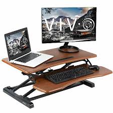 Read customer reviews and common questions and answers for symple stuff part #: Vivo Wood Top Height Adjustable 32 Inch Standing Desk Converter Sit For Sale Online Ebay