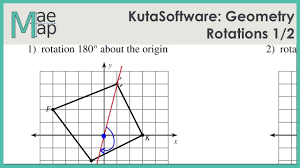 Use our test maker™ to create your own. Kutasoftware Geometry Rotations Part 1 Youtube