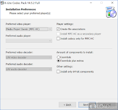 It is easy to use, but also very flexible with many options. K Lite Codec Pack Full Download