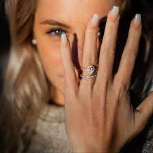 Inexpensive Women S Wedding Rings Pear Shaped Halo Rose Gold Wedding Ring Wedding Rings For Women Wedding Rings Unique Engagement Pear Shaped Wedding Rings