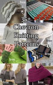 A zigzag stitch is variant geometry of the lockstitch. Chevron Knitting Patterns In The Loop Knitting