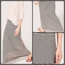 Black And White Striped Maxi Skirt Loft Lou Grey Striped Maxi Skirt Striped Maxi Skirts Lou Grey Grey Stripes