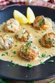 Seared Scallops In A Cajun Mustard Cream Sauce Recipe Scallop Recipes Fish Recipes Recipes
