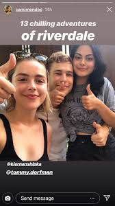 The 13 reasons why star, 29, opened up about her journey on thursday in. Kiernan Shipka Tommy Dorfman And Camila Mendes Propose An Epic Netflix Crossover Teen Vogue