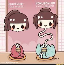 neck elongates) ROKUROKUBI NUKEKUBI (head detaches) www. JaponLover.me -  iFunny Brazil
