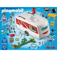 Playmobil 5434 Summer Fun La Caravane Comparer Avec Touslesprix Com Avec Images Caravane Jeux Playmobil Play Mobile